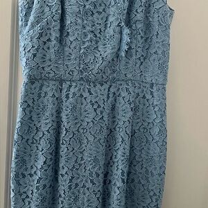 Shoshanna Sky Blue Lace Dress